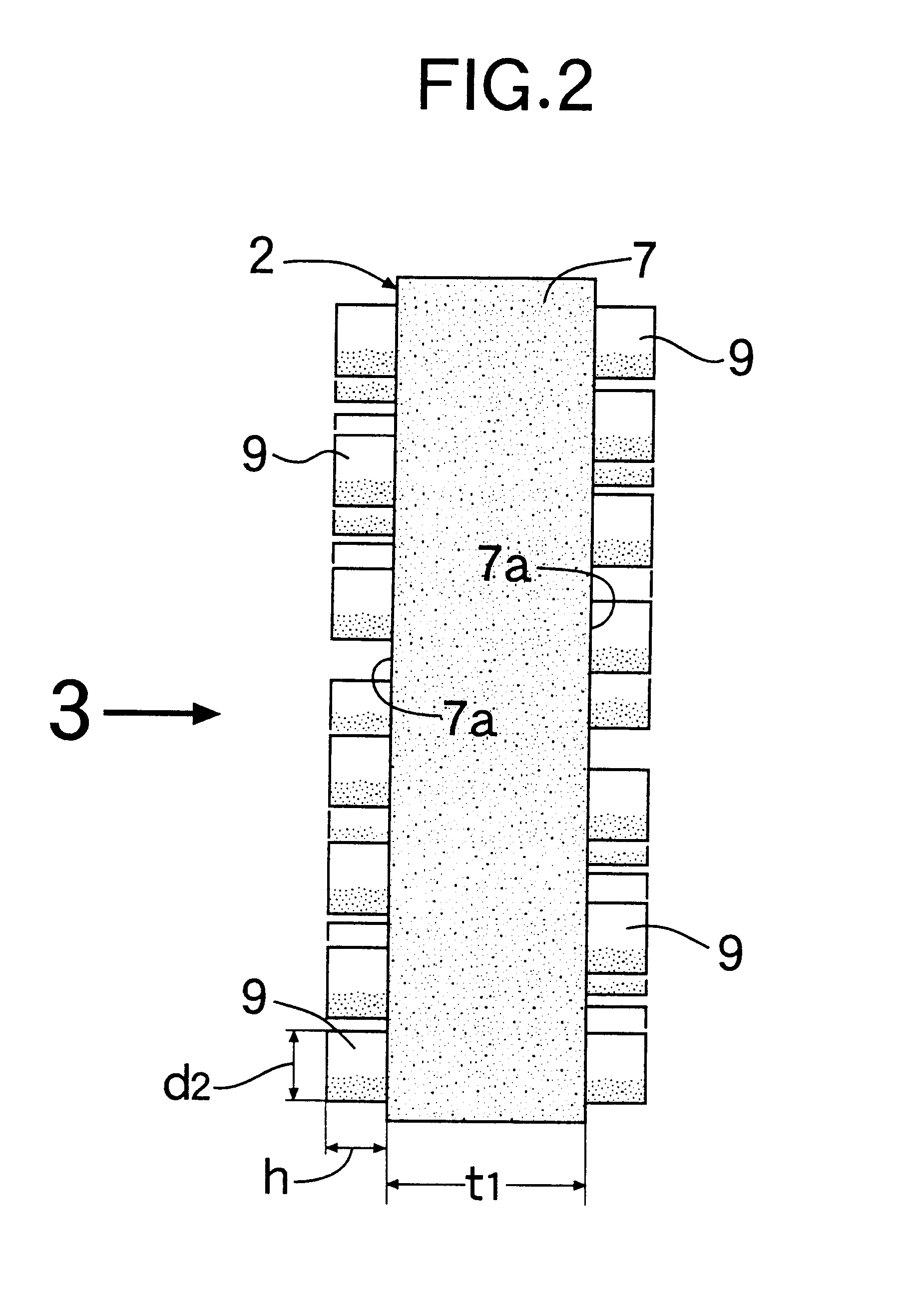 Active solid polymer electrolyte membrane in solid polymer type fuel cell and process for the production thereof