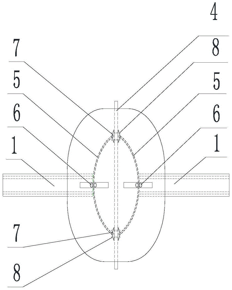 A self-resetting energy-dissipating connection device and energy-dissipating shock absorbing method