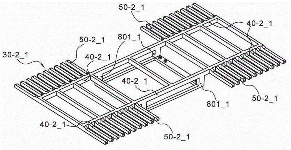 Parking device with comb teeth for supporting, storing and withdrawing vehicle