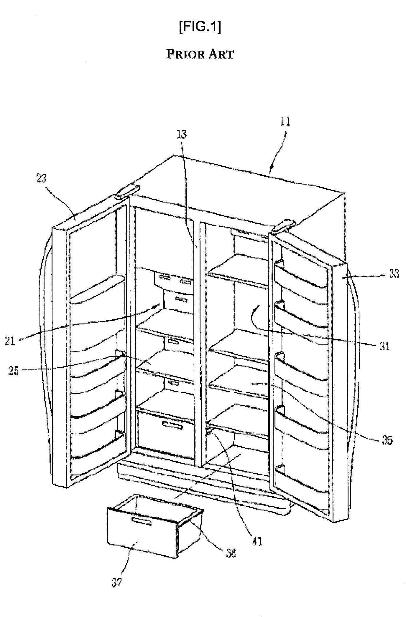 Refrigerator body and method of manufacturing the same