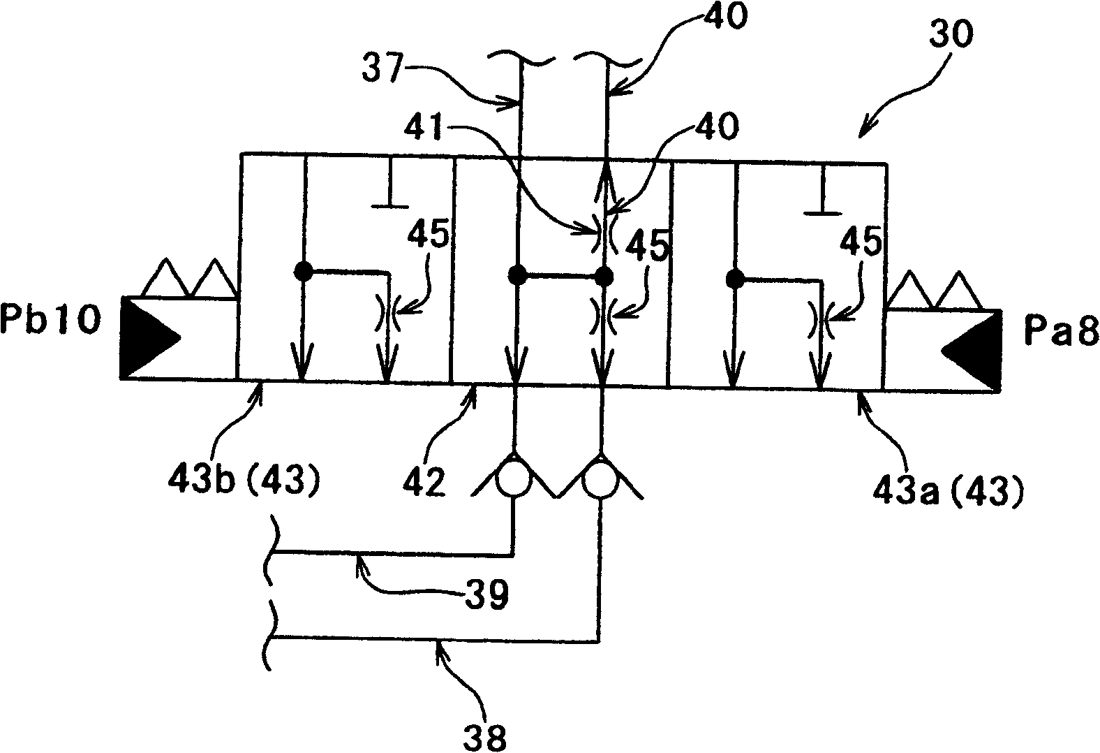 Hydraulic loop of building machinery