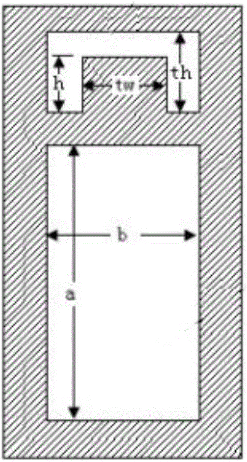 Feeding structure for waveguide slot frequency scanning antenna