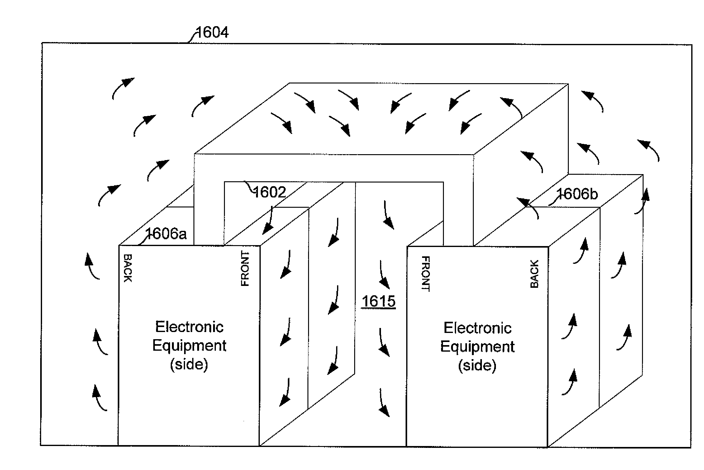 Method and apparatus for cooling electronic equipment