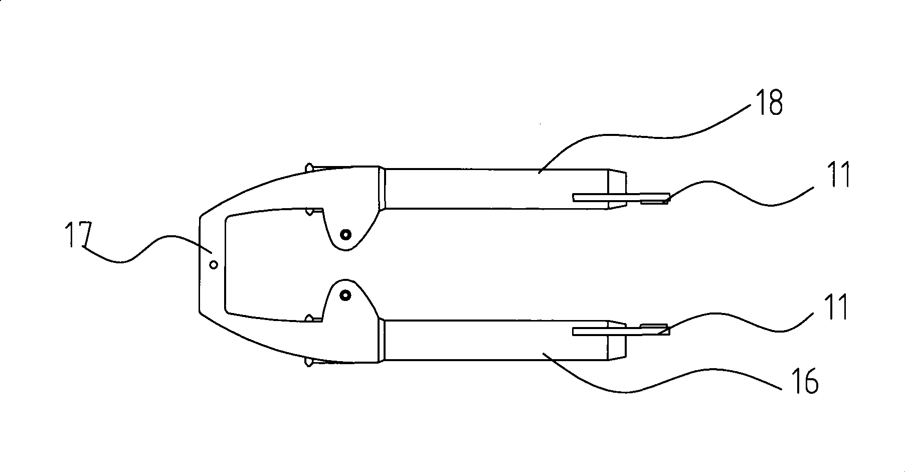 Front fork lining reaming machine