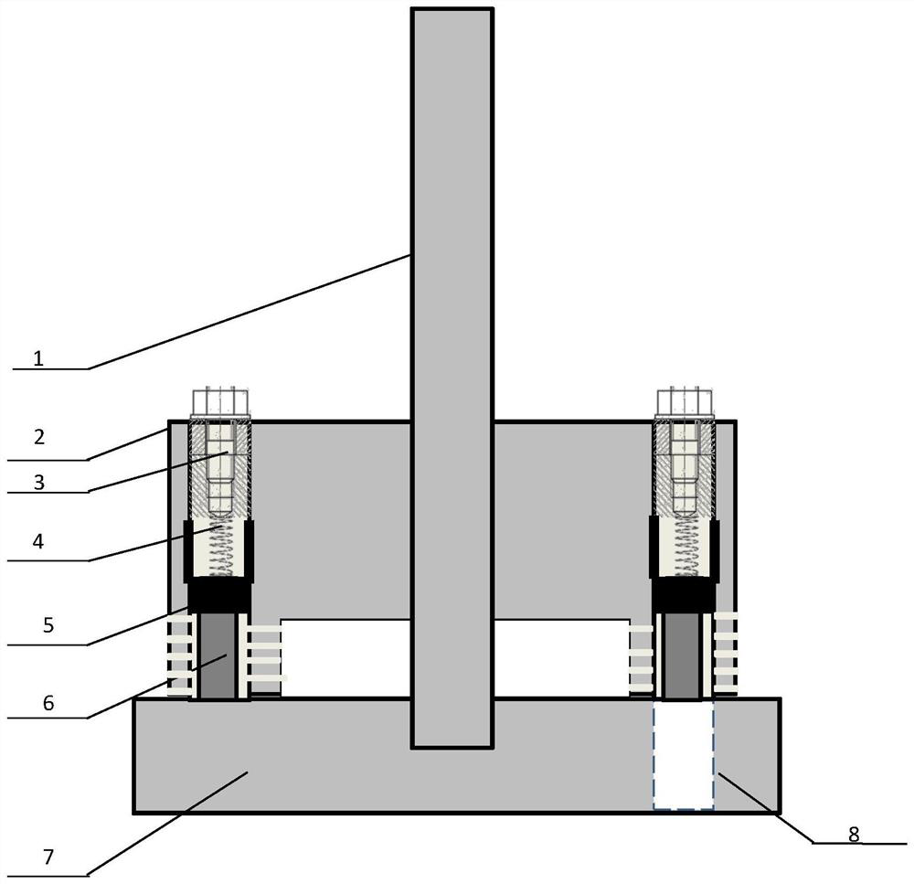 A device for sequentially introducing batch test pieces into a two-box thermal shock test box