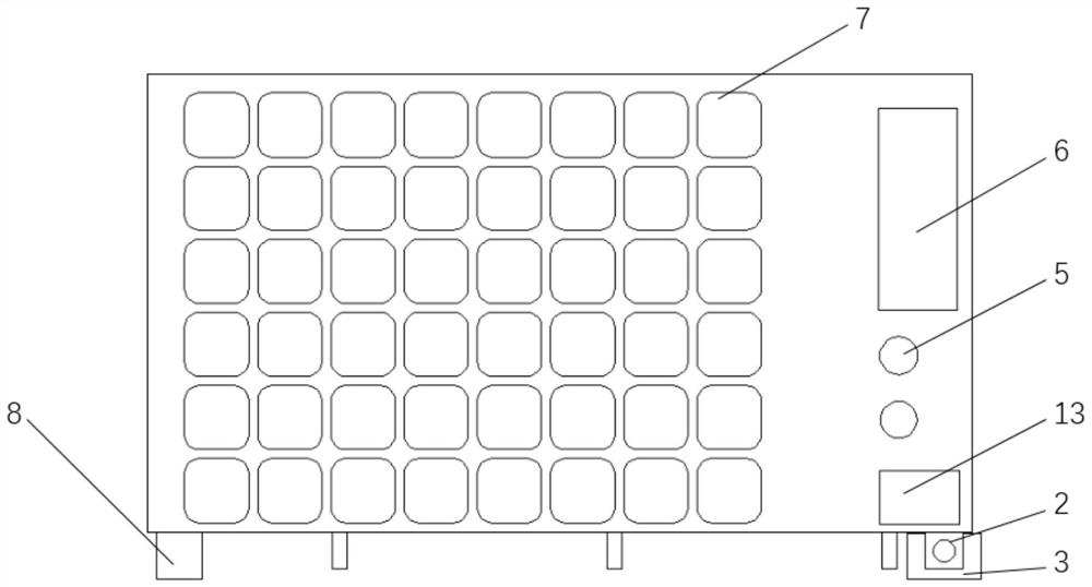 A comprehensive physical fitness testing device and method for college students' sports