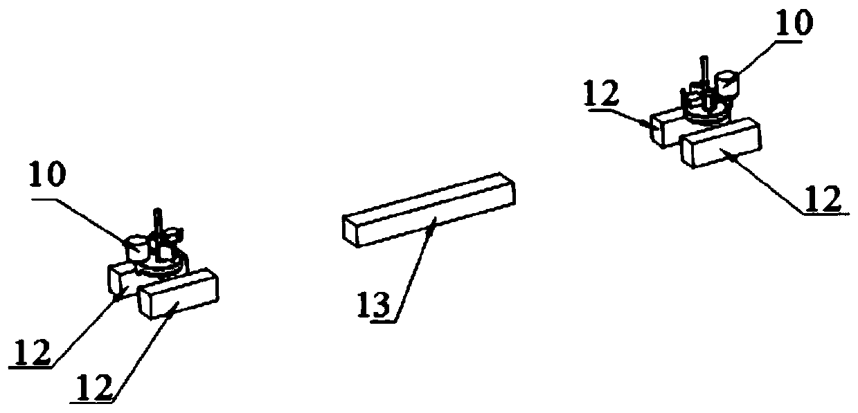 Tandem electric double-rotor helicopter and control system thereof