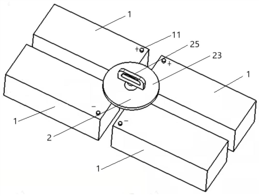 Series-parallel connection switching device, battery pack and vehicle