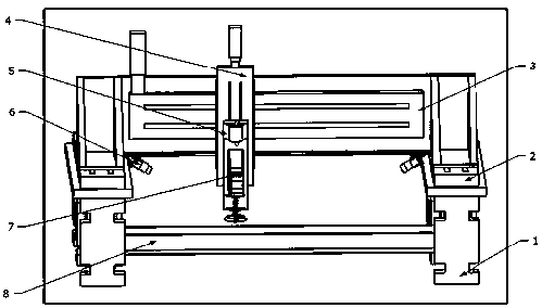 Automatic recognition and pickup mechanism for gangue on coal mine coarse and fine coal conveying belt