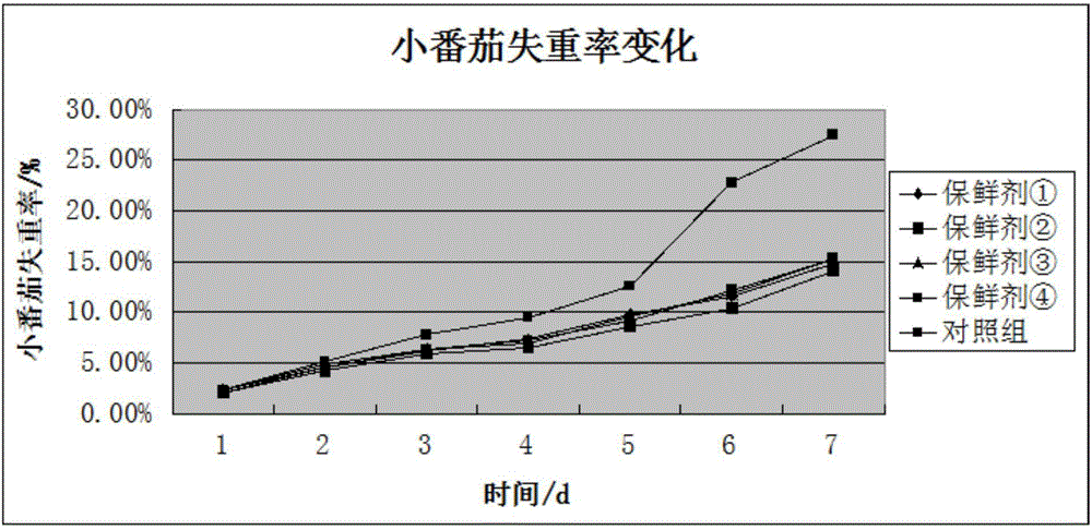 Freshness keeping agent for fruits and vegetables and preparation method of freshness keeping agent