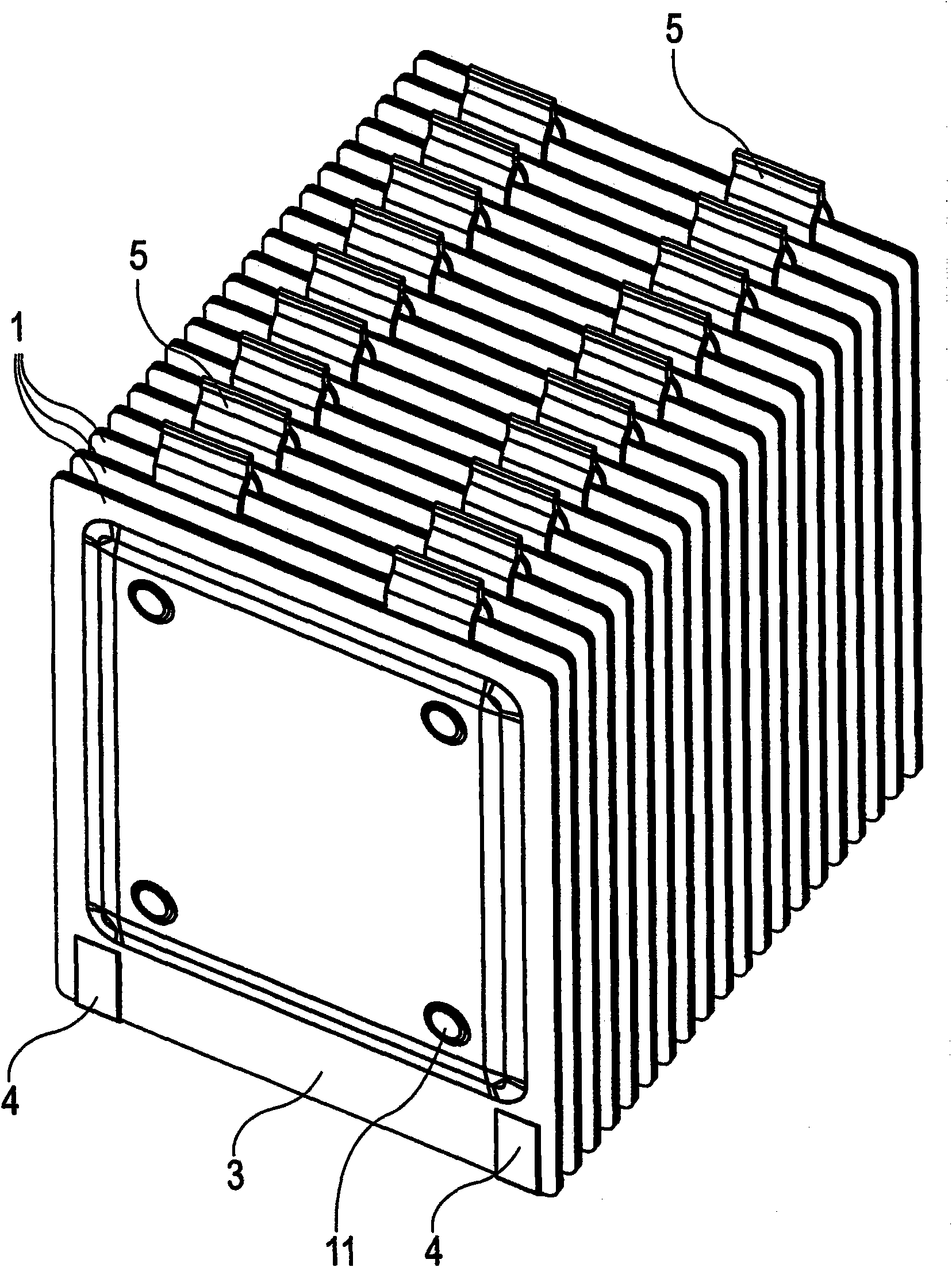 Battery, particularly for a hybrid drive