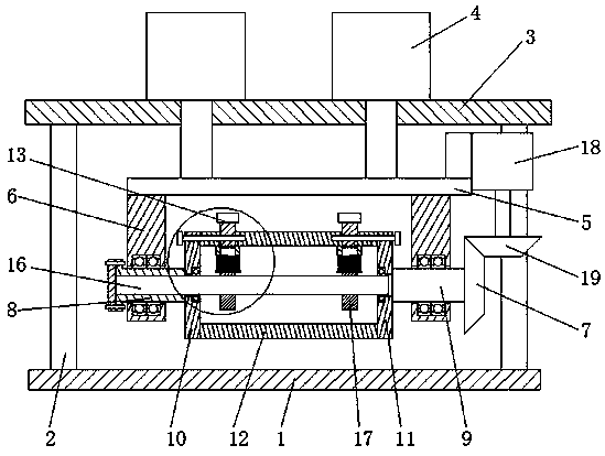 Plastic profile embossing device