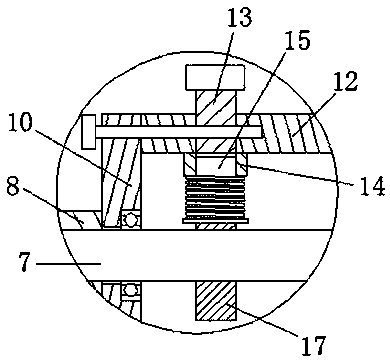 Plastic profile embossing device