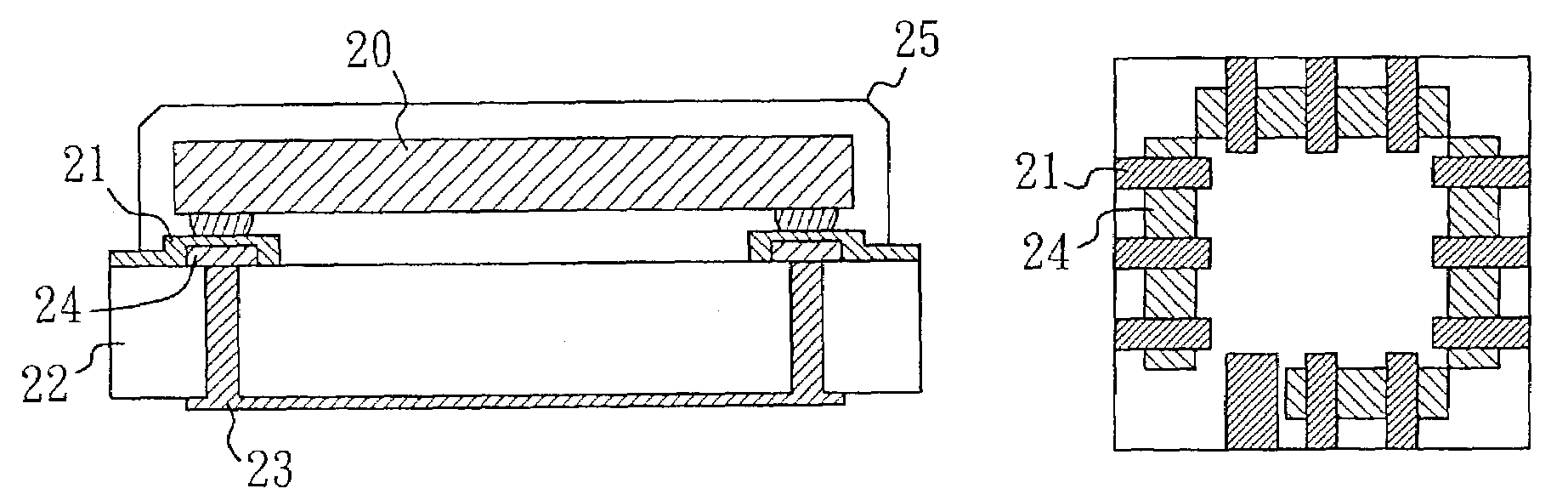 IC substrate having over voltage protection function