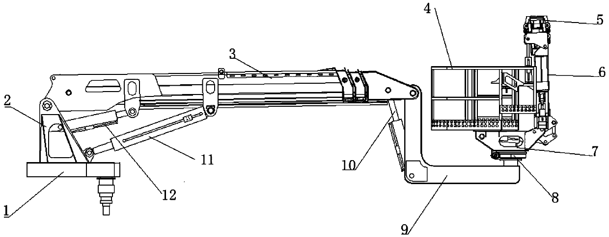 Lagging jack mounting arm