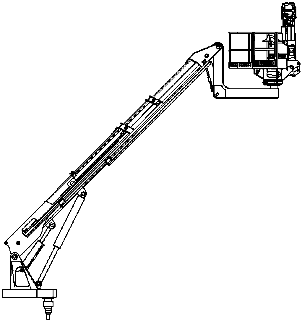 Lagging jack mounting arm