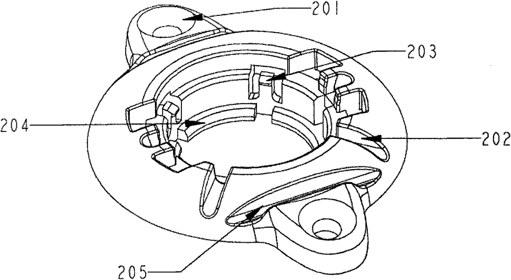 Fixing device for medical apparatuses and instruments