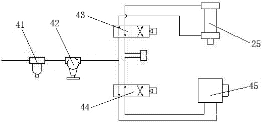 A centering device before barrel grinding