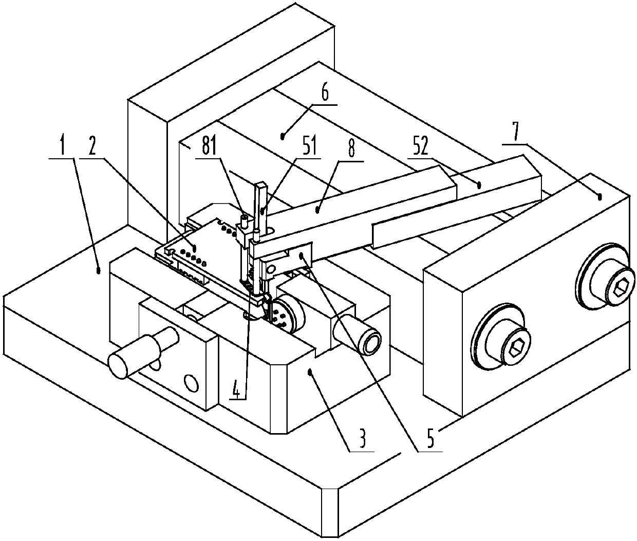 A soft strip welding device and welding method