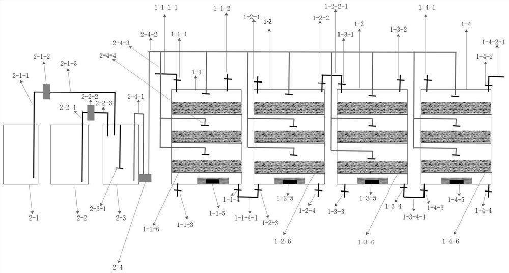 Method and device for co-processing regenerated gelled composite particles and carbon dioxide-containing industrial waste gas