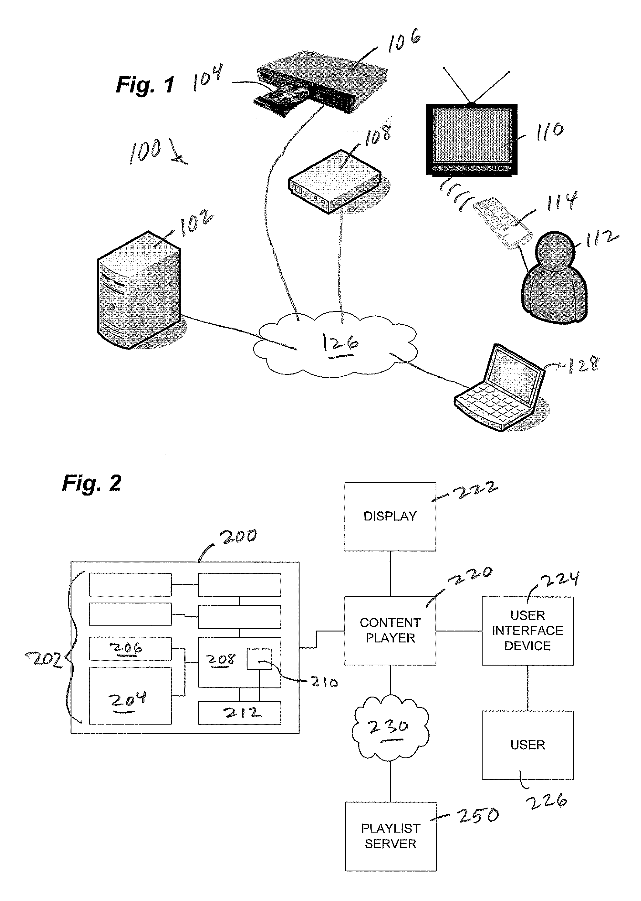 Generation and use of user-selected scenes playlist from distributed digital content