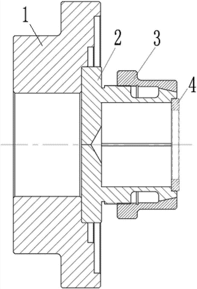 A kind of clamping method for elastic gasket ring vehicle