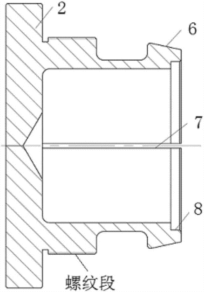 A kind of clamping method for elastic gasket ring vehicle