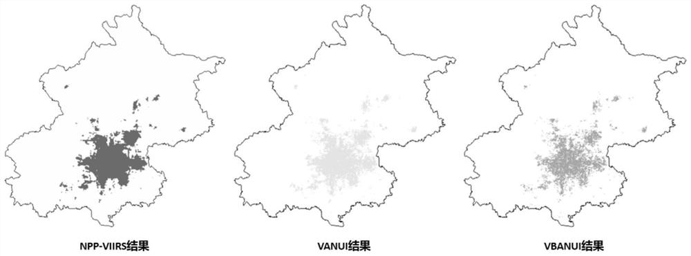 A method for extracting urban built-up areas by fusing nighttime light data and landsat8 OLI images