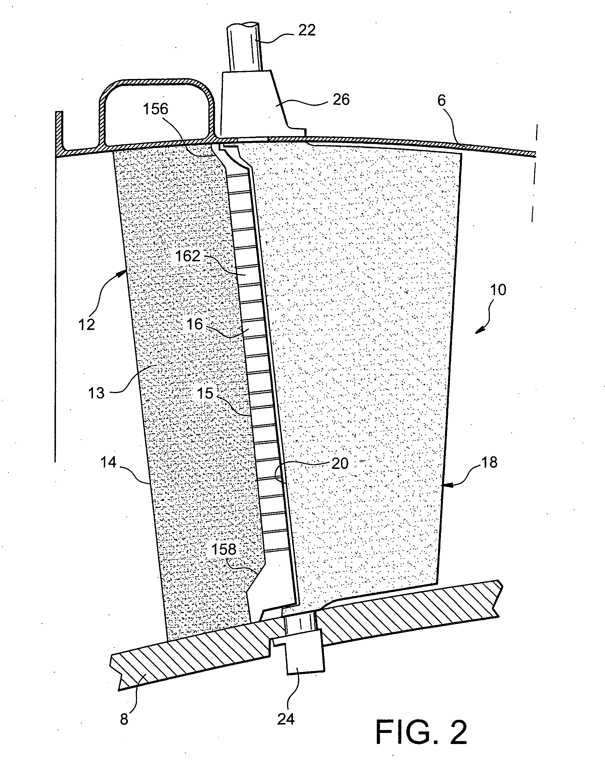 De-icing device for turbojet inlet guide wheel vane, vane provided with such a de-icing device, and aircraft engine equipped with such vanes