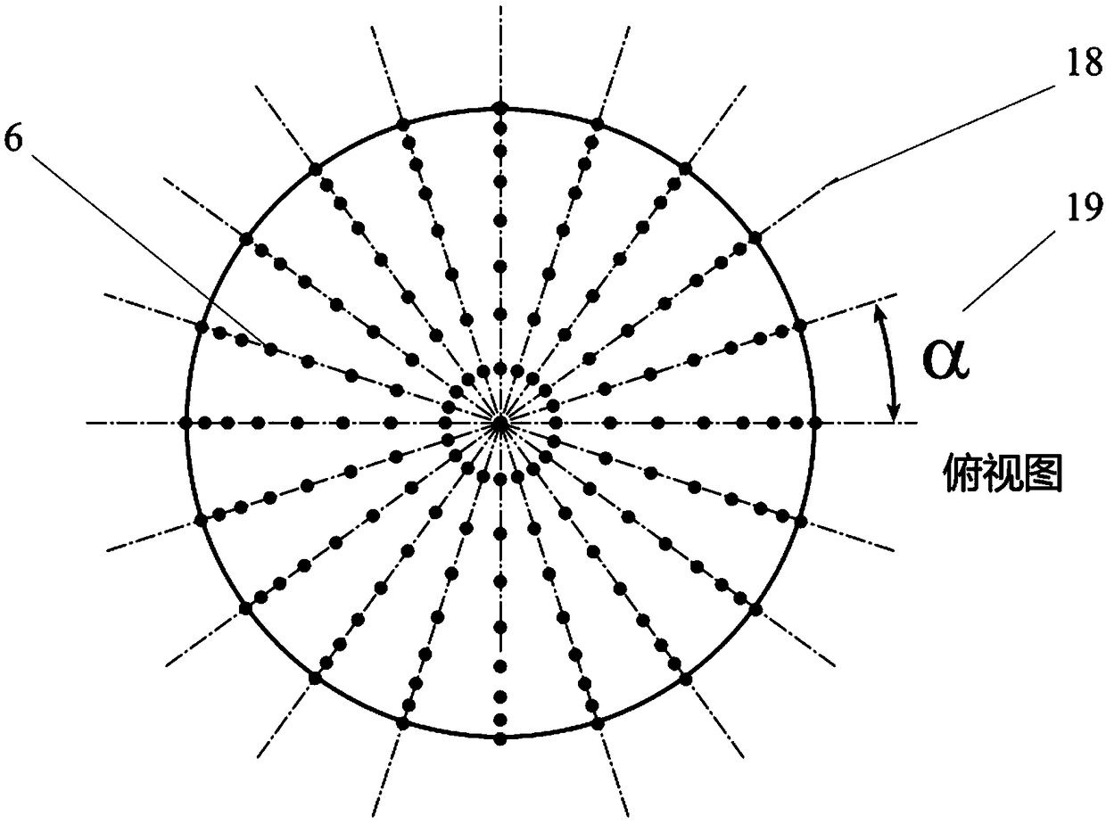 Flying target detection method based on two-way smart quantum dot compound eye system