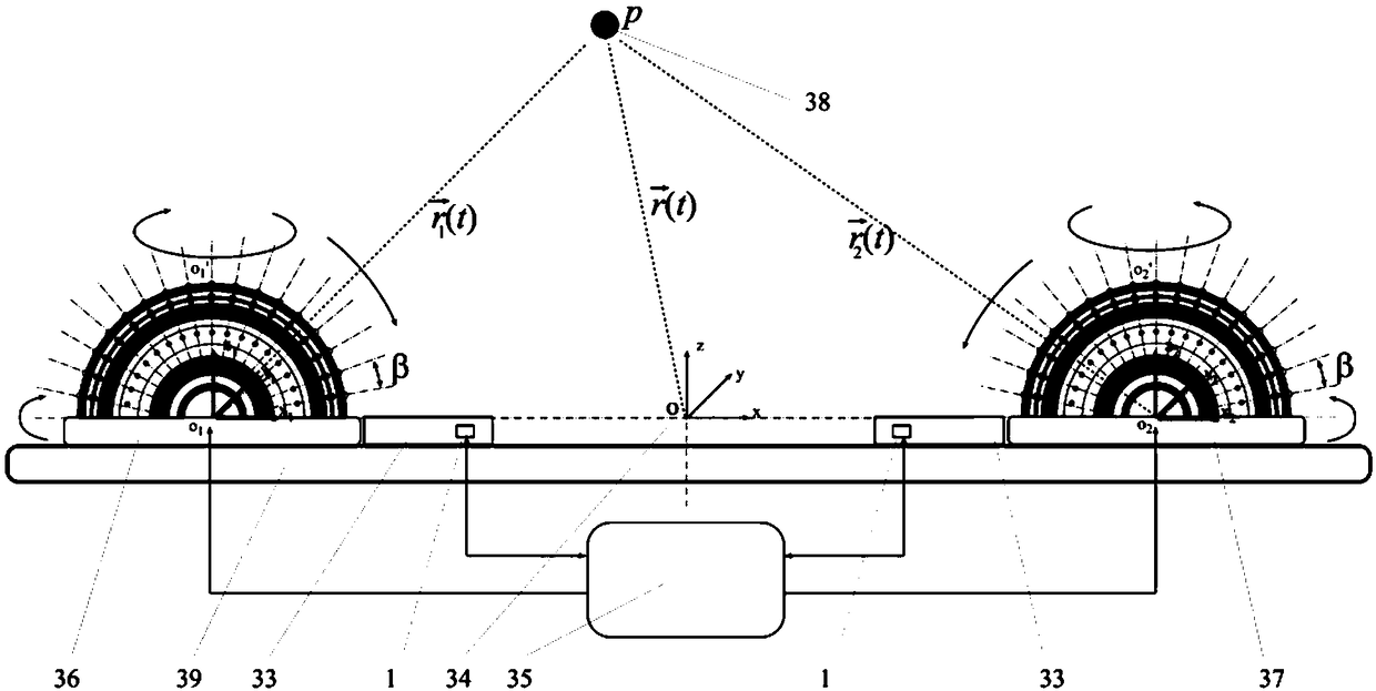 Flying target detection method based on two-way smart quantum dot compound eye system