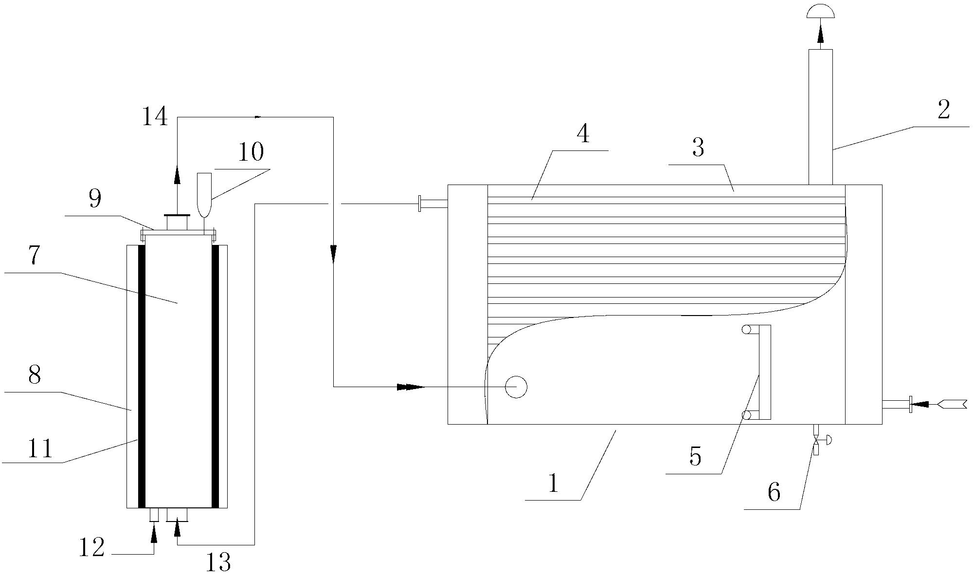 Off-gas ozone treatment method and device