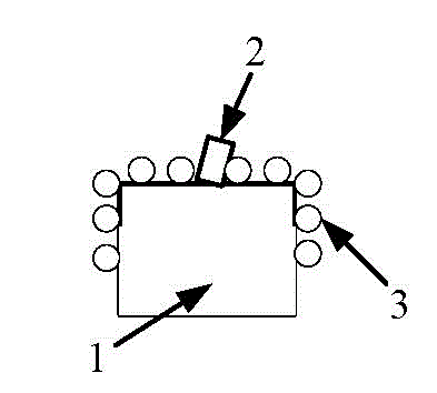 Linear evaporation source