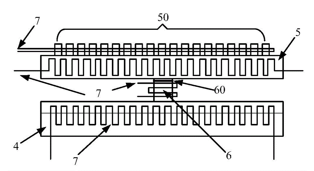 Linear evaporation source