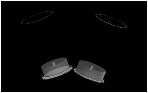 Skull counter virtual scale calibration method