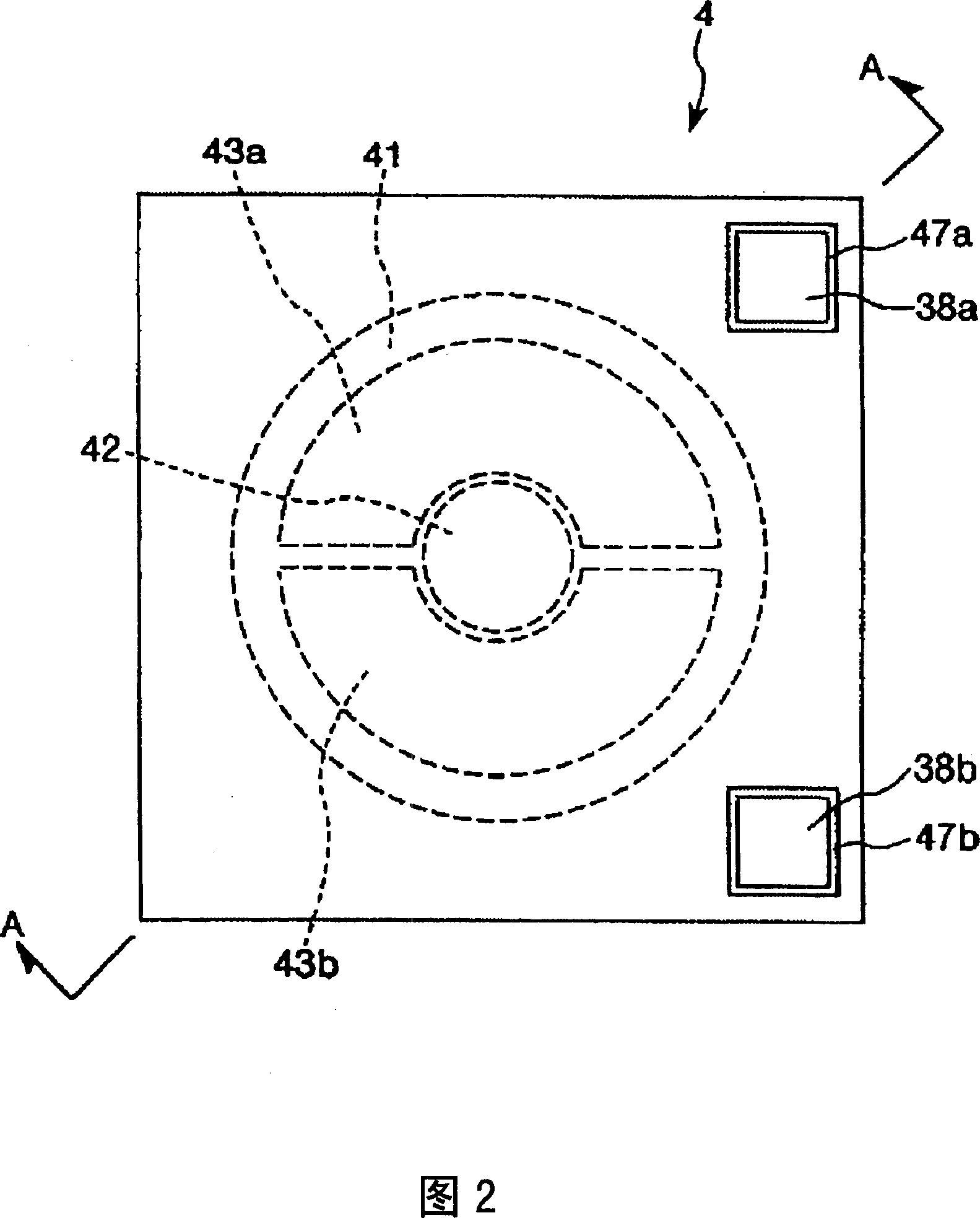 Optical device, wave length variable filter, wave length variable filter module and spectral analysis device