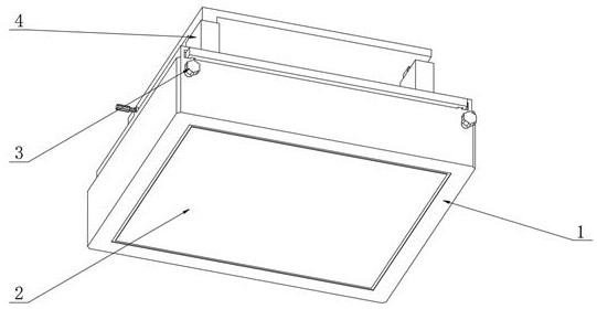 A kind of LED lamp that is convenient to disassemble and install the shell