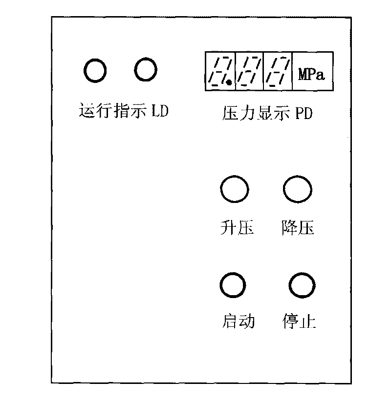 Microcomputer based control device for constant-pressure atomization of pipeline