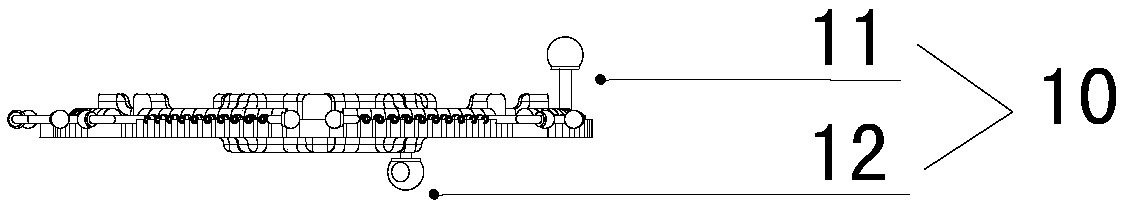 Disk-shaped multi-gap arc extinguishing and lightning protection device based on double hemisphere T-shaped ceramic discharge tube