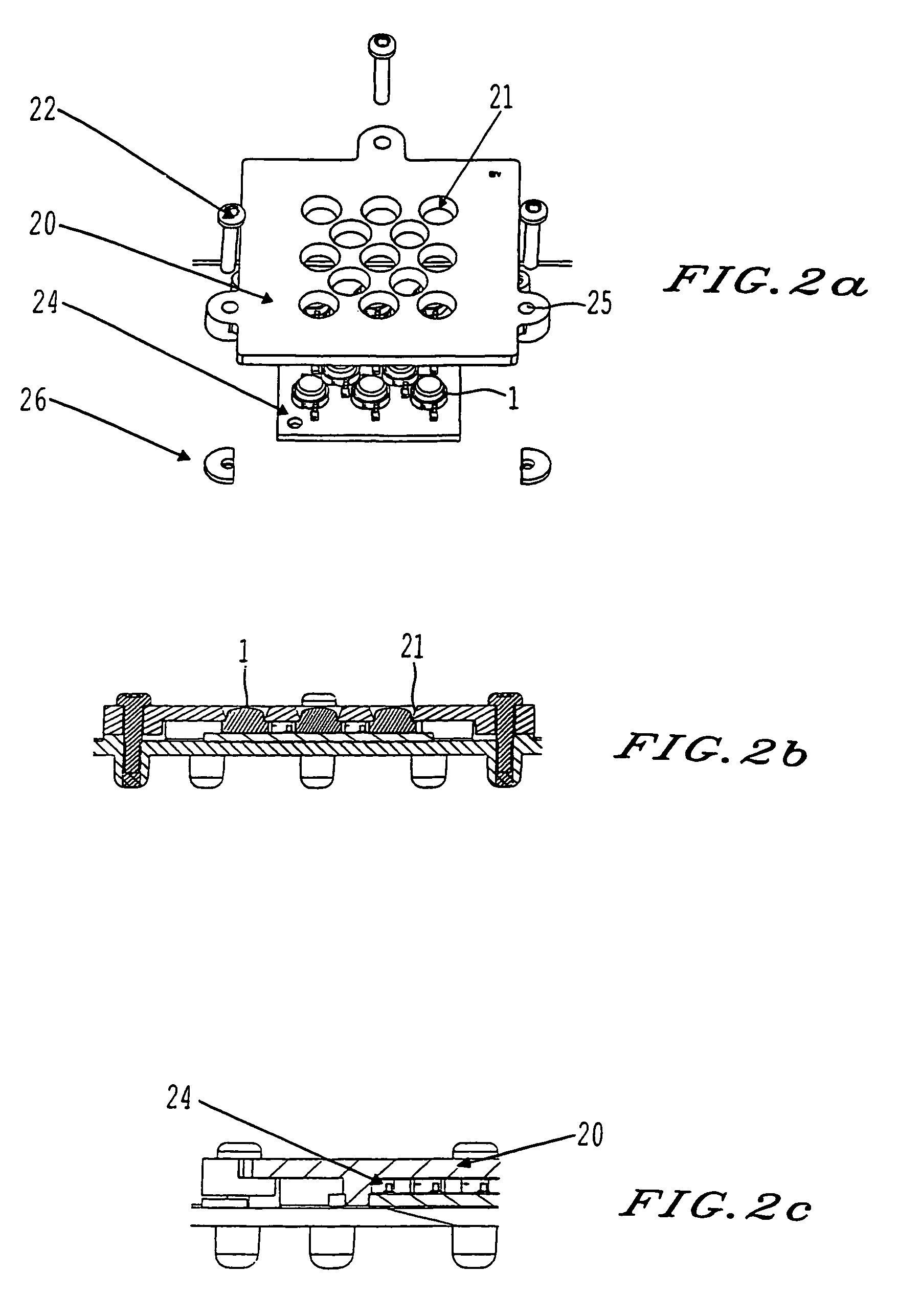 Light reflector device for light emitting diode (LED) array