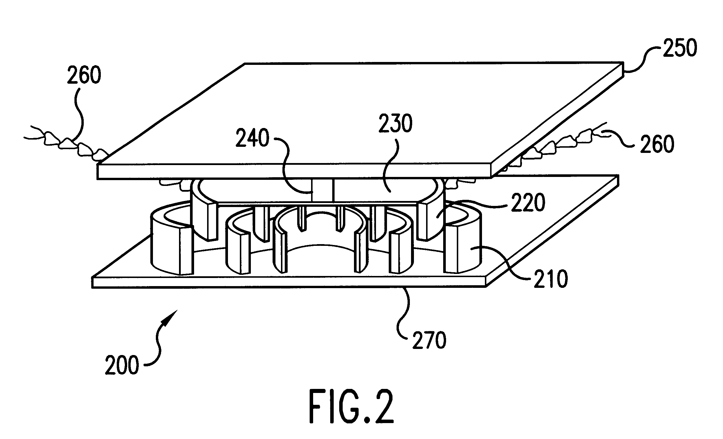 Vertical comb drive actuated deformable mirror device and method