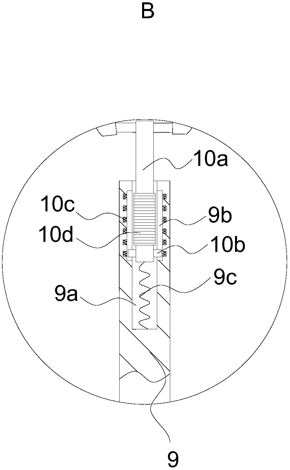 Ocean wave energy power generation device