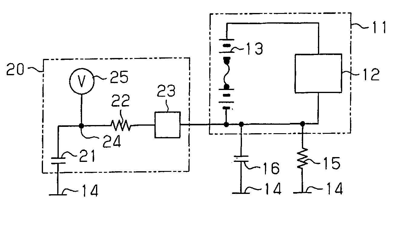 Insulation resistance decrease detector for industrial vehicle