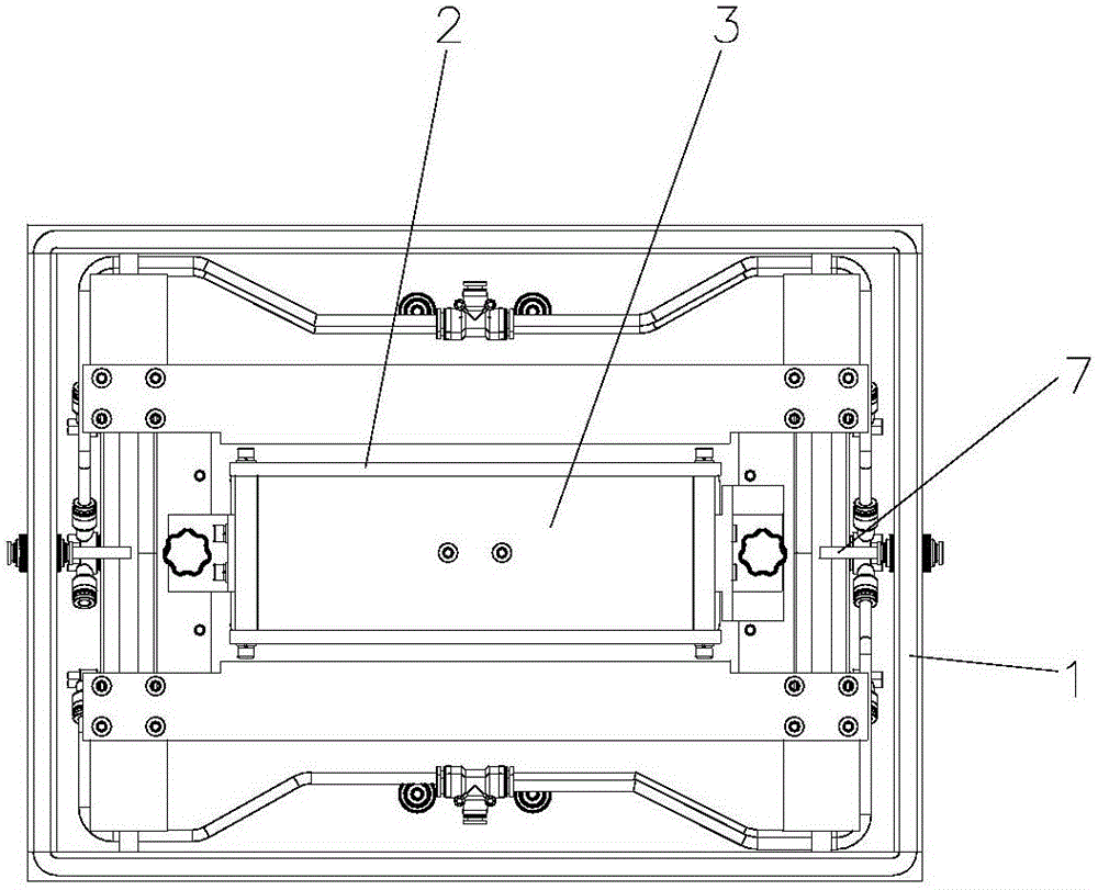 Six-face shaping mechanism of vacuum packaging machine