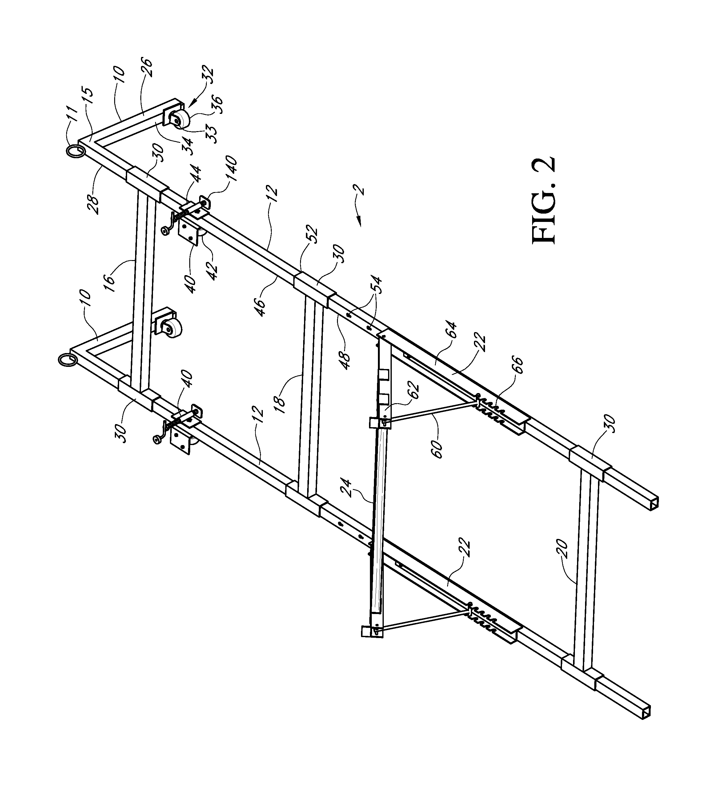 Mobile steep roof scaffold system