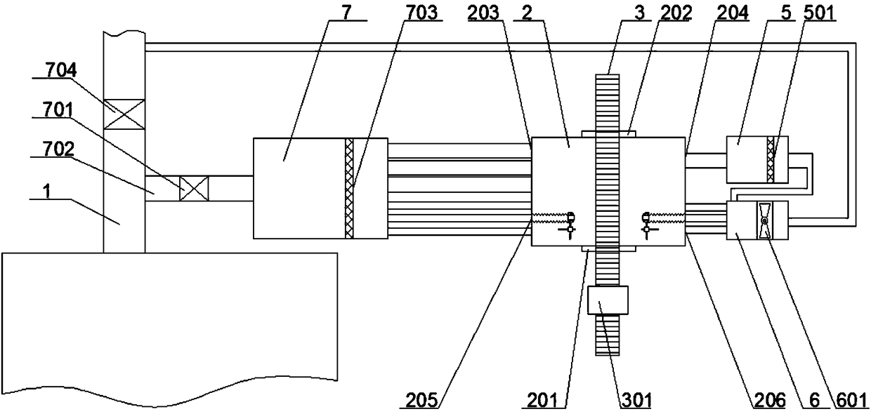 A system for coupling and drying slurry thermal insulation materials by using waste heat of flue gas