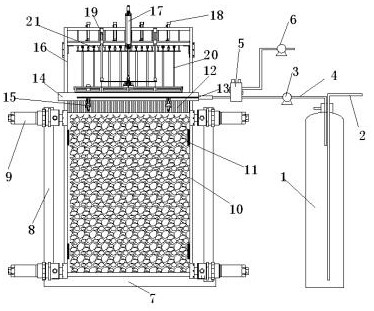 Reservoir pore evolution simulation experiment device