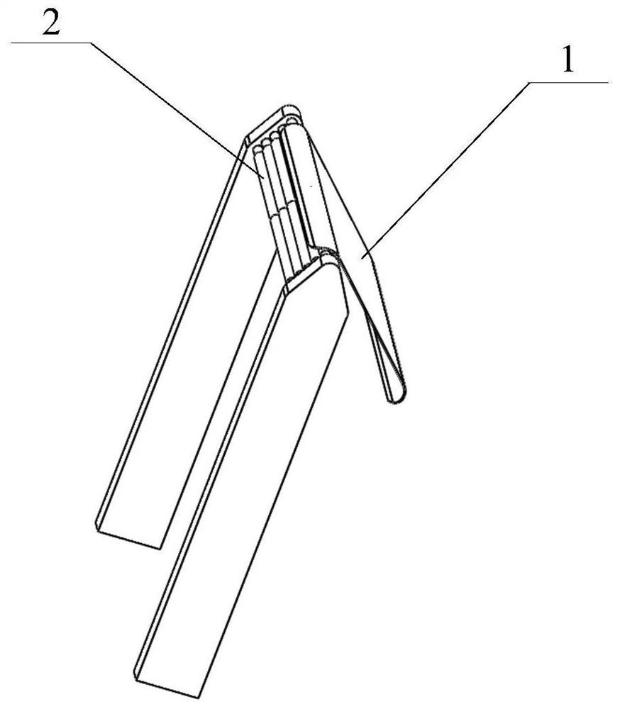 A bonding device for curved display panels