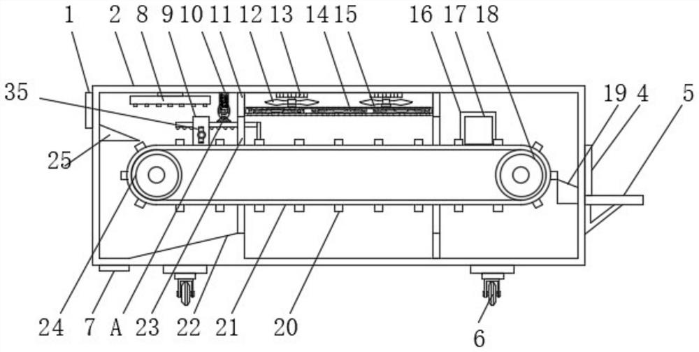 Steel smelting sample feeding device with sampling function