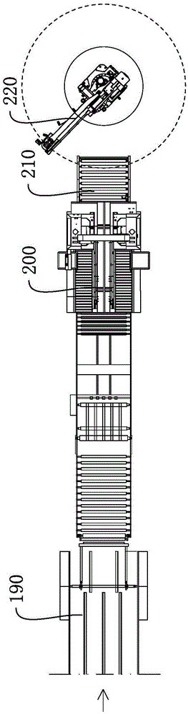 Ink-printing corrugated carton linkage production method and production line